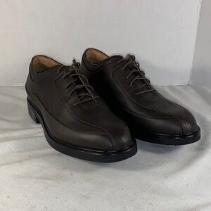 Callaway Men's Dark Brown Leather Lace-Up Oxfords